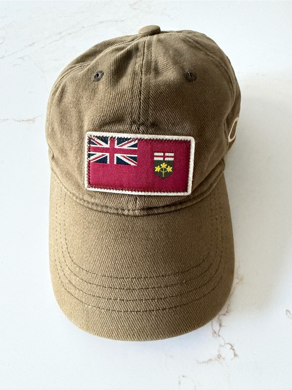 Red Canoe - Green Ontario Baseball Cap